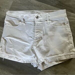 White high waisted xl kids jeans shorts